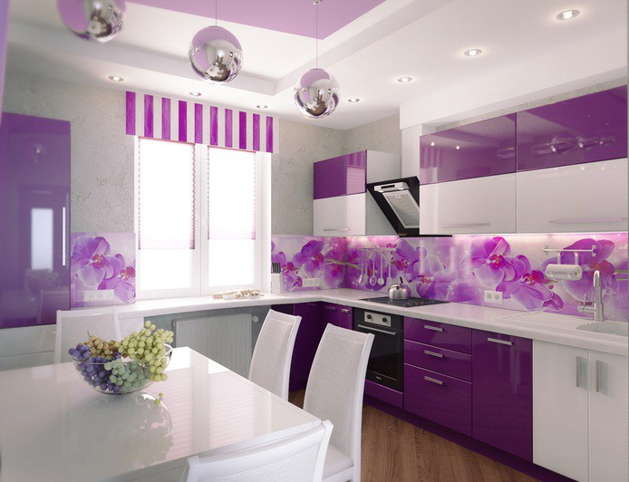 13+ Purple Kitchen Ideas ( FUN & CREATIVE ) - Purple Kitchens