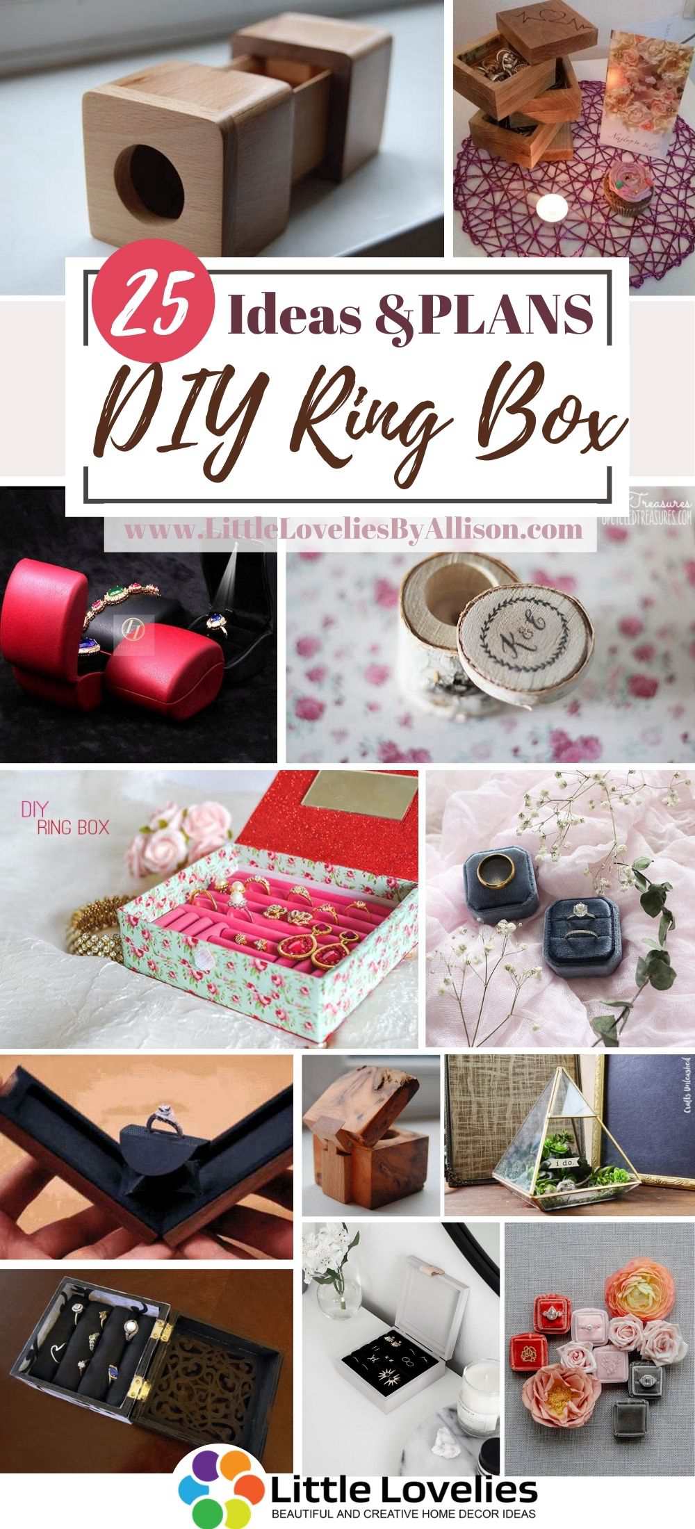 25 Diy Ring Box How To Make A Wedding Ring Box