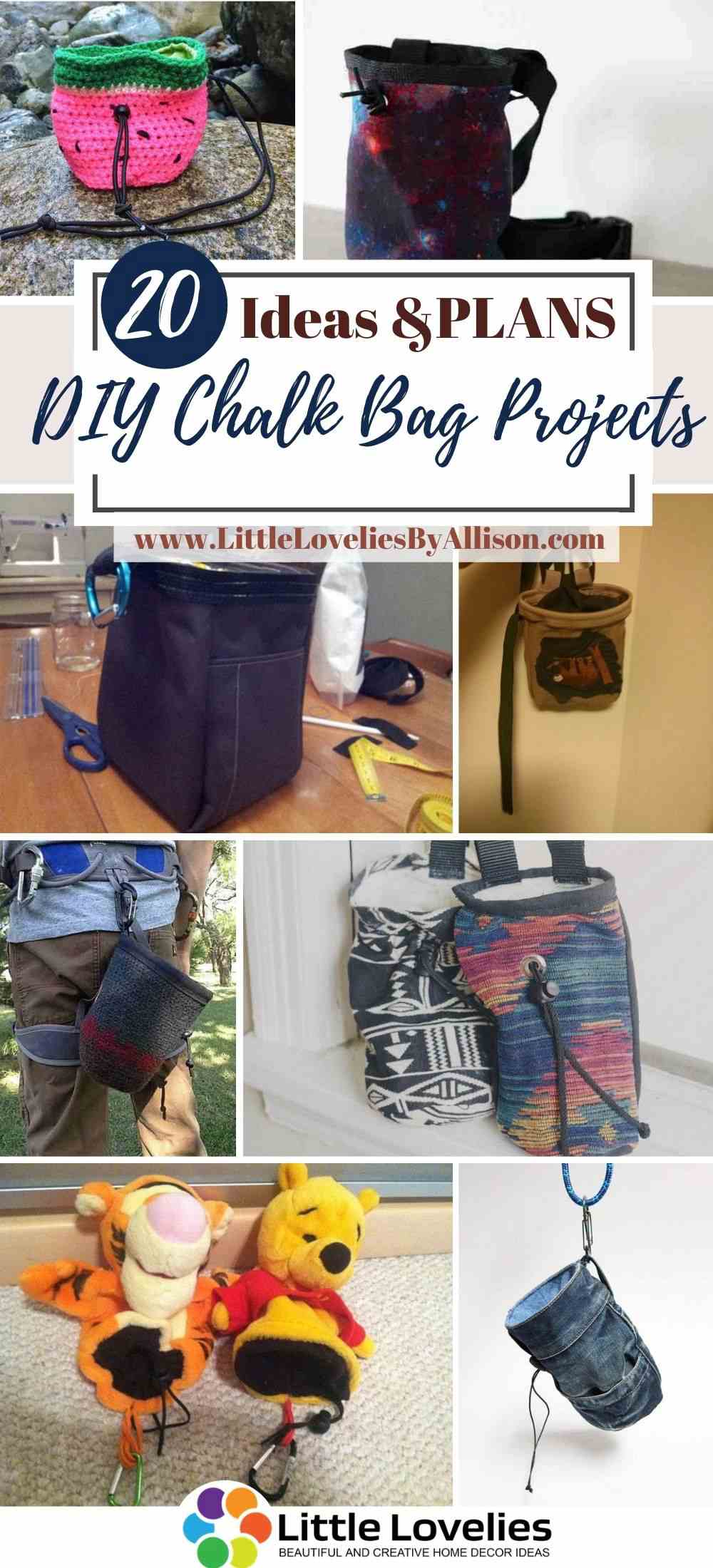 DIY Chalk Bag (For climbers) – shopitstyleitsew