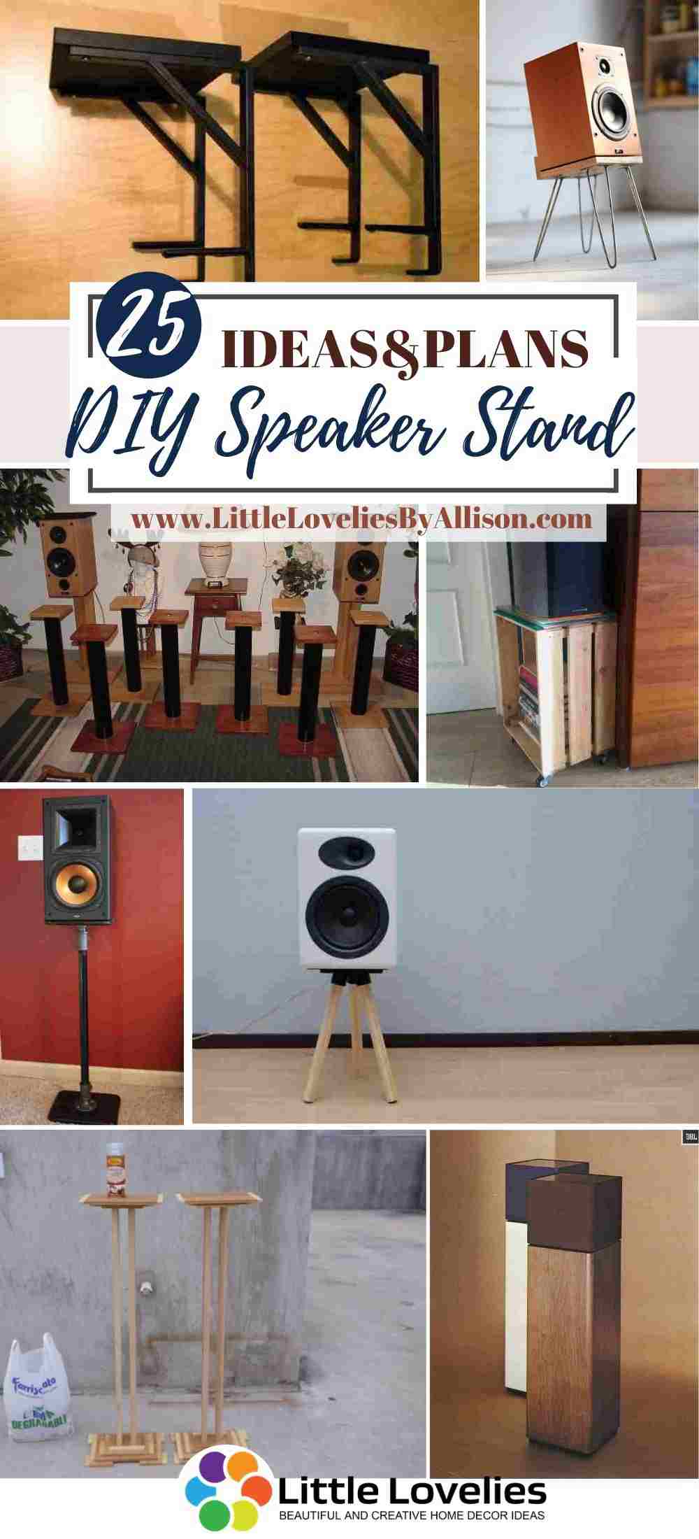 Simple Speaker Stands // Woodworking How To