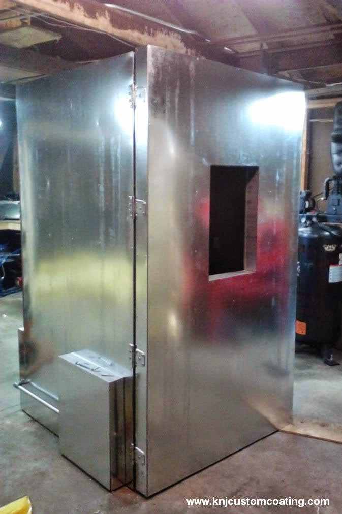 DIY Powder Coating Oven From Smoker for under 200 (New), much less if using  used smoker. 