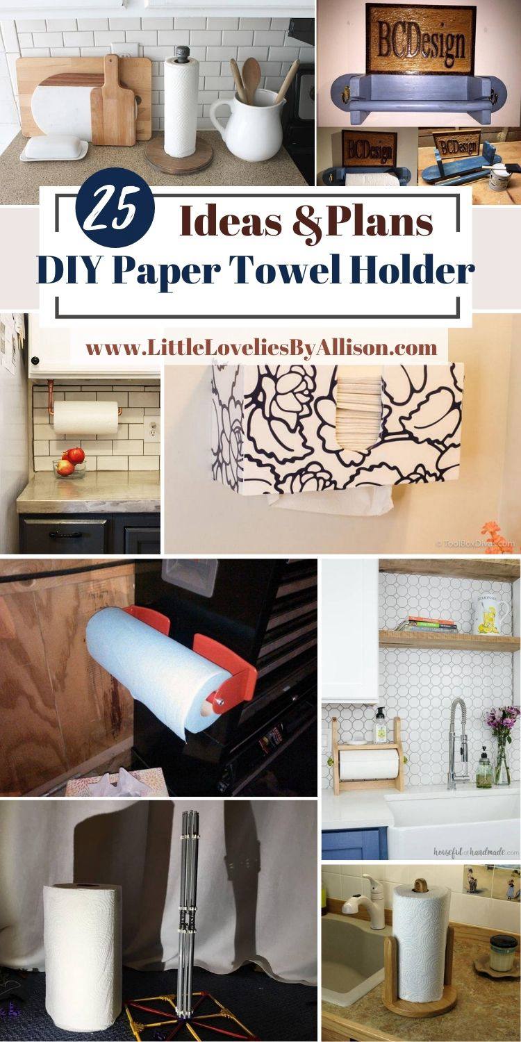 Sew Many Ways: DIY Under Sink Paper Towel Holder…2 Hooks and